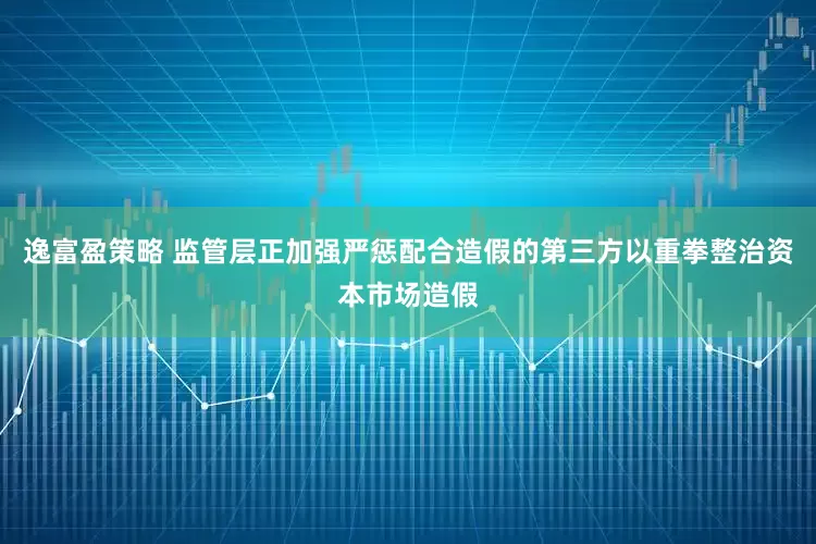 逸富盈策略 监管层正加强严惩配合造假的第三方以重拳整治资本市场造假