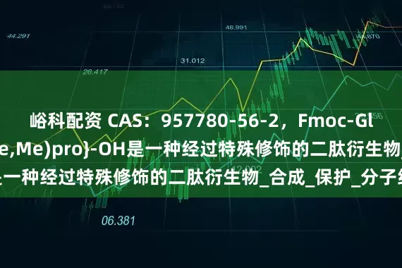 峪科配资 CAS：957780-56-2，Fmoc-Glu(OtBu)-Thr{psi(Me,Me)pro}-OH是一种经过特殊修饰的二肽衍生物_合成_保护_分子结构